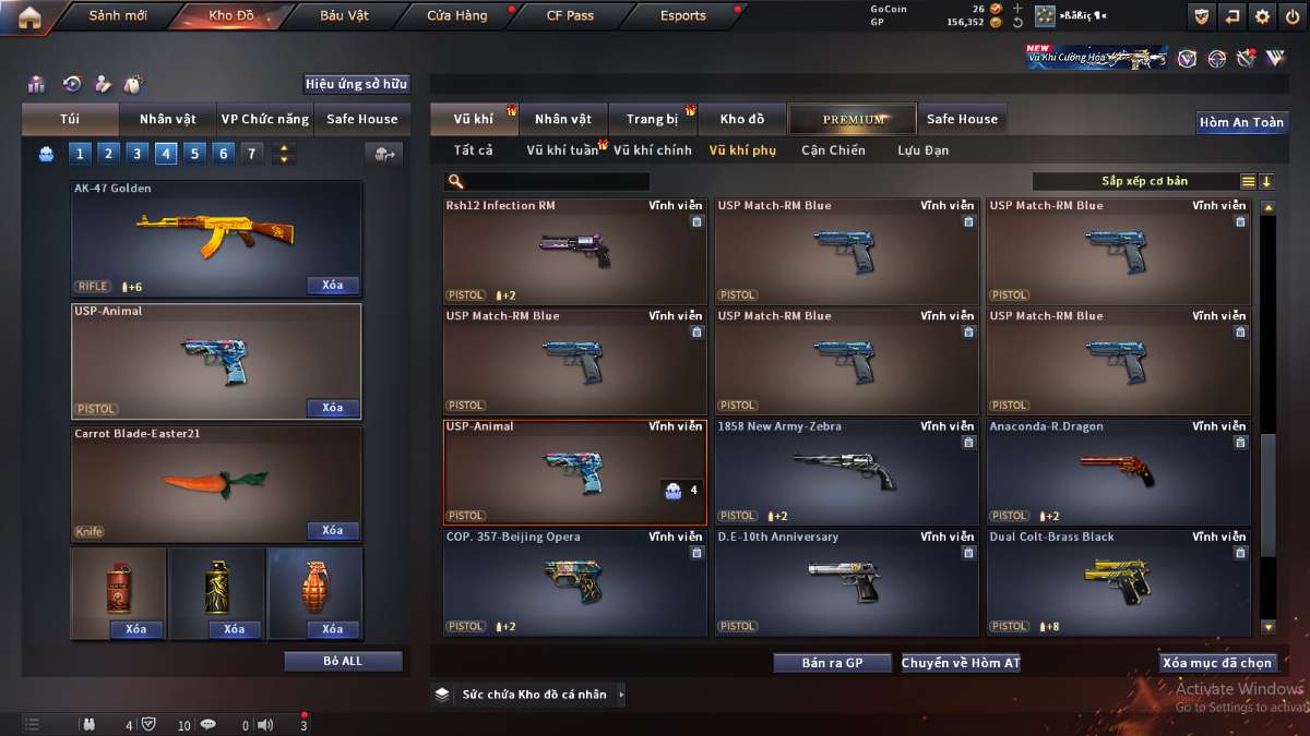 shop acc cf uy tin gia re